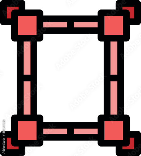 Transform tool is displayed, indicating the ability to rotate and scale elements within a design or image editing program