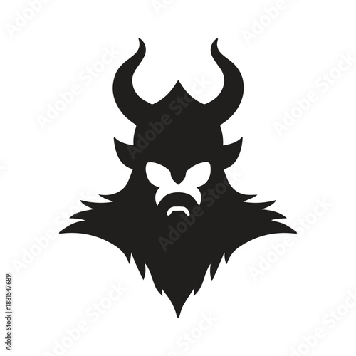 Battle Ready Viking Helmet Logo With Strong Identity
