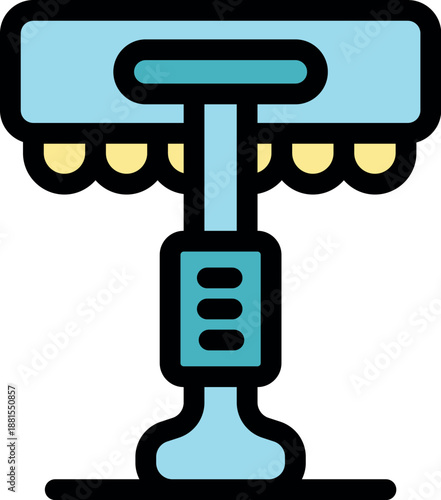 Parking meter with digital display showing remaining parking time and payment options, promoting efficient parking management and urban mobility