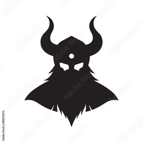 Creative Nordic Branding With Minimal Warrior Symbol