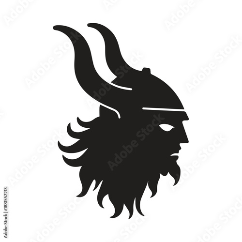 Clean Luxury Viking Logo With Premium Warrior Identity