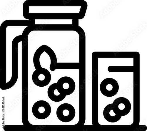 Refreshing infused water with sliced fruits in a pitcher and glass promotes hydration and well being