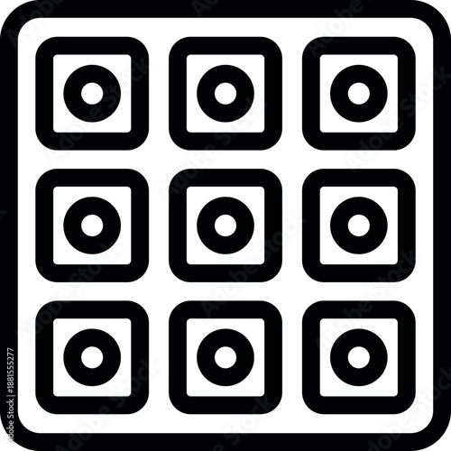 Close up of a waffle iron, ready to make golden brown, crispy waffles