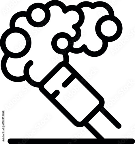 Electronic cigarette vaporizing e liquid creating smoke cloud, vaping device, personal vaporizer, harm reduction tool