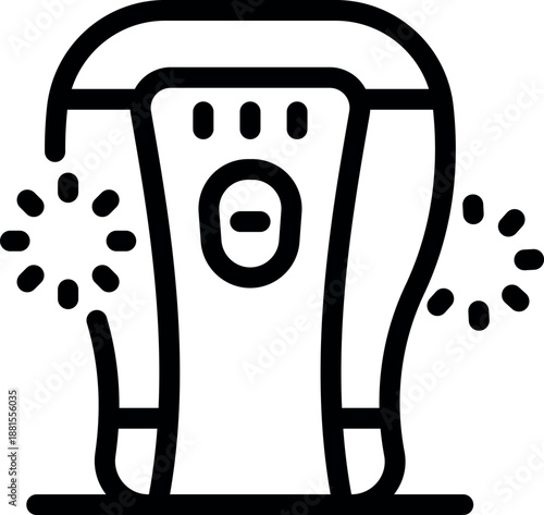 Electric epilator effectively removing hair, ensuring smooth and hair free skin with rotating tweezers technology