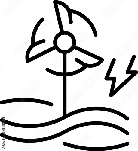 Hydropower plant generating renewable energy using water turbine for sustainable electricity production