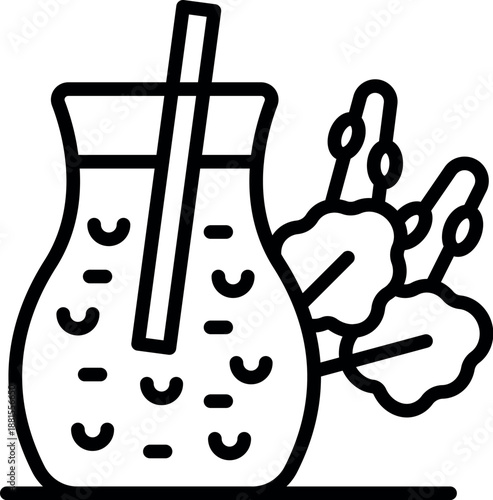 Glass pitcher filled with detox water infused with fresh mint leaves, promoting a healthy lifestyle and overall wellness