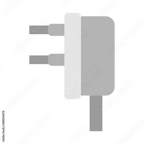 Adapter Plug Vector Flat Icon Design