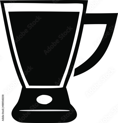 Modern kitchen blender appliance for smoothies Vector