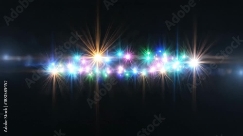 Abstract background with colorful starbursts creating a mesmerizing and dynamic visual effect.