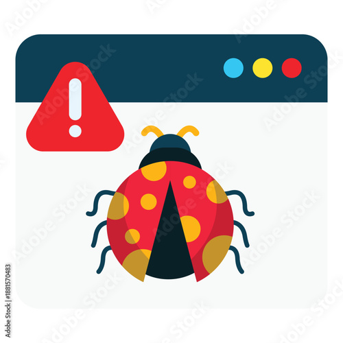 Desktop Bug icon design
