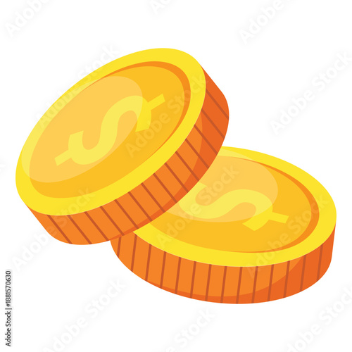 Coin icon design