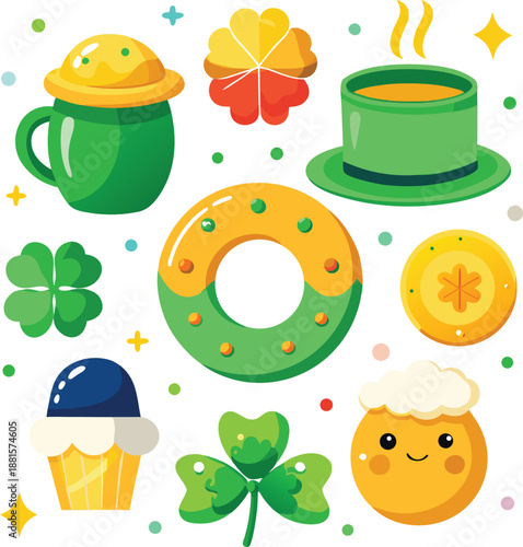 Celebrate st. patrick's day with lucky charms and treats