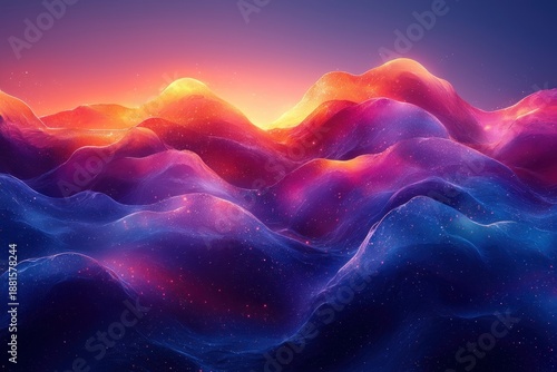 Abstract color gradient blurred background with dynamic effect. Modern gradient stairs design. Grainy texture style with copy space. Colorful abstract stairs background. Gradient steps.	
