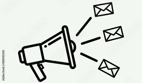 Megaphone announces emails flying out loud communication