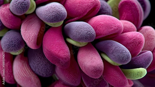 Wallpaper Mural growth artwork featuring luminous forms expanding steadily upward Torontodigital.ca