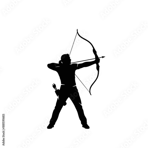 Two boxers in fighting stance silhouette.