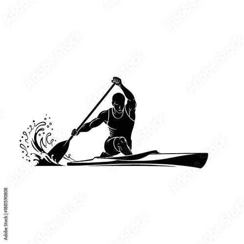 Two boxers in fighting stance silhouette.