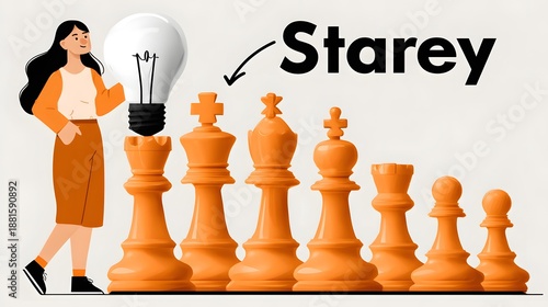 concept illustrating harmony between people strategy and innovation