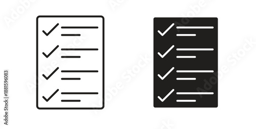 Guidelines icons. Outline icons vector collection. flat illustrations