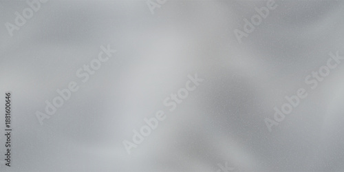 Grainy gray blurred mirror surface with noise overlay texture and gradient mesh. Vintage bg with shadows and dim light. Glossy silver background with reflection and smooth sheen. Vector illustration