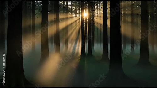 Beautiful Nature Background with Green Landscape and Serene Outdoor Scenery