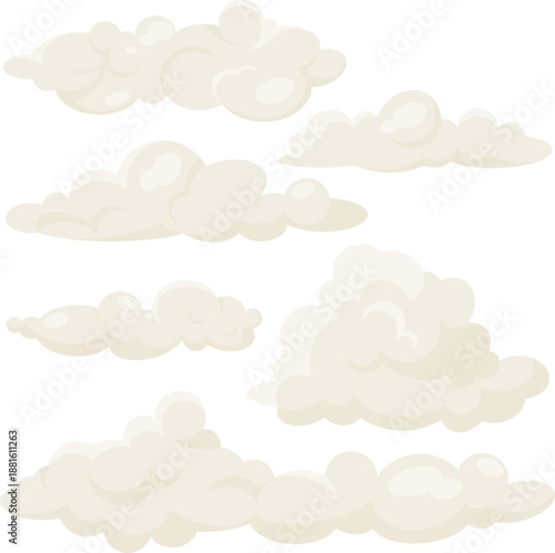 sey of cumulus clouds