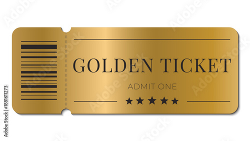 golden ticket template