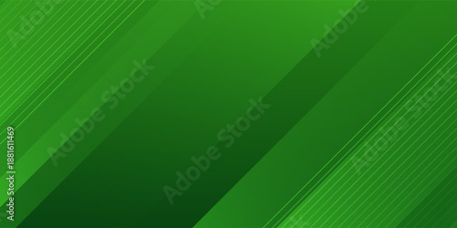 Abstract green sporty background template vector with shiny lines and lights. Green background with strong pattern design.Eps10 vector