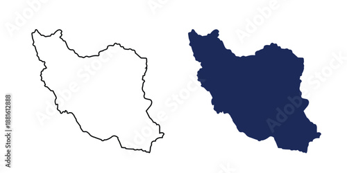 Two contiguous shapes