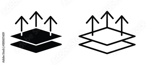 Breathable icons concept. Vector Line Icon Design. Simple flat style