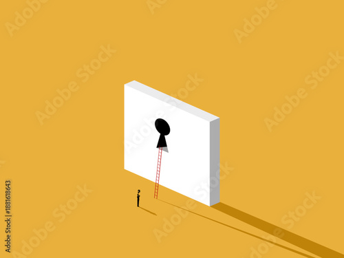 businessman came up with a solution for the keyhole problem.