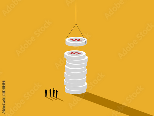 business team increased the amount of money.