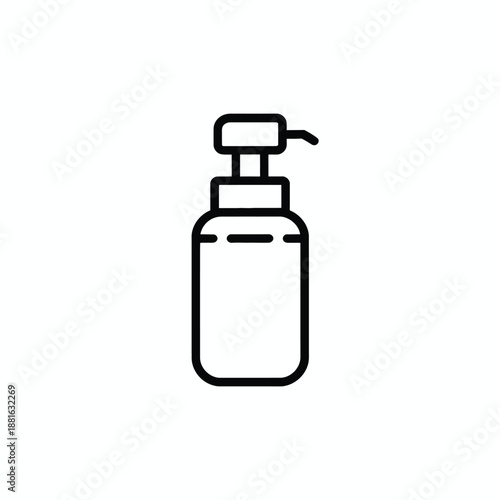 Hand sanitizer dispenser isolated on white background, Vector, illustration