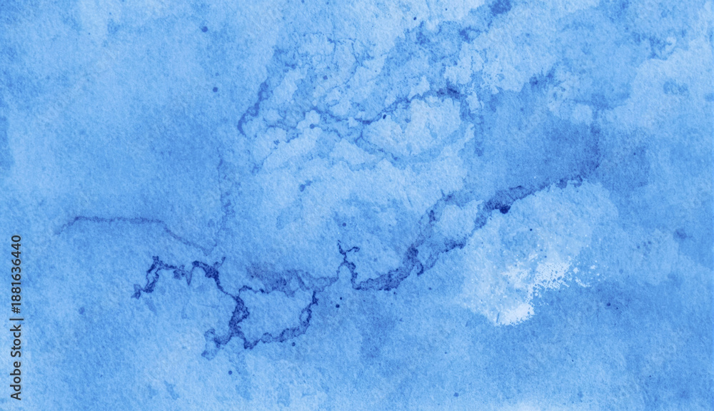 Obraz premium Tranquil Light Blue Sky Watercolor with Wispy Clouds from Airplane Window Perspective Soft Brushstroke Dreamy Serenity and Freedom