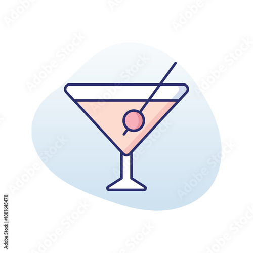 Martini  vector icon