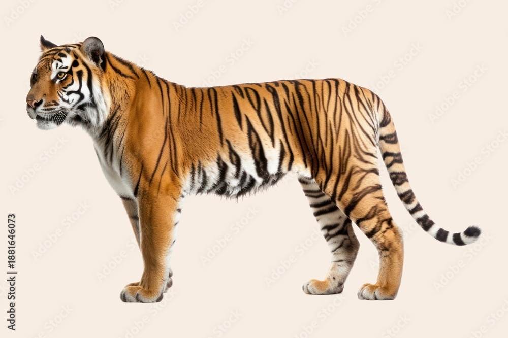 Obraz premium Tiger wildlife standing animal.
