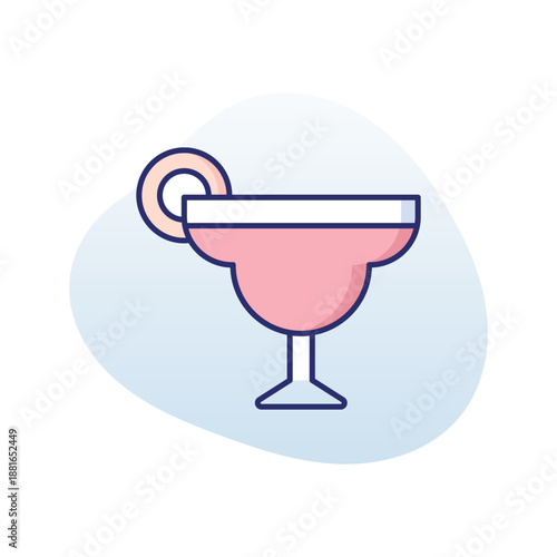 Cosmopolitan  vector icon