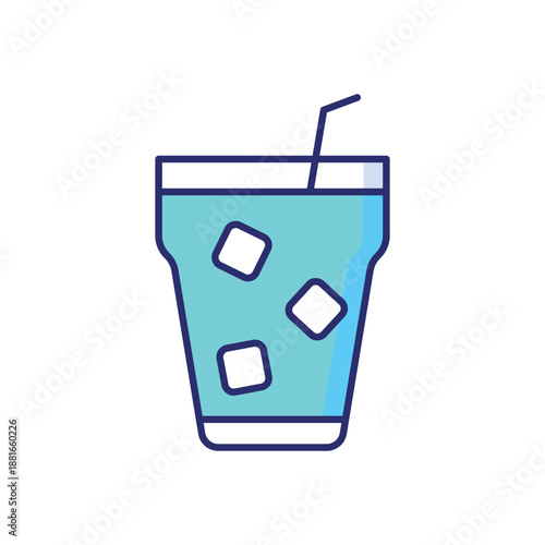 Gin Tonic vector icon