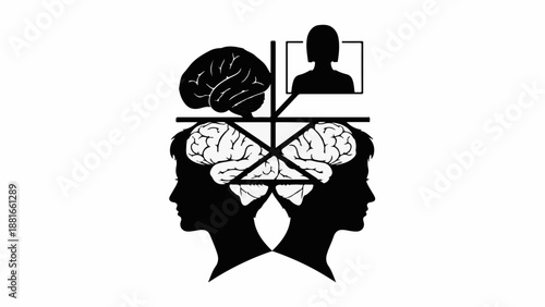 Conceptual illustration of interconnected minds and shared understanding