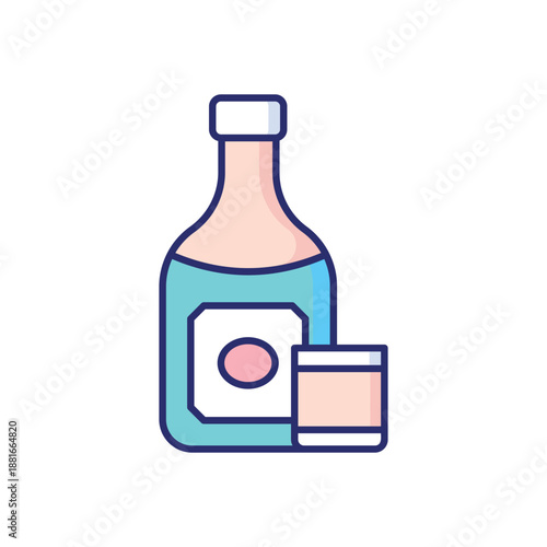 Alcoholic Drink vector icon