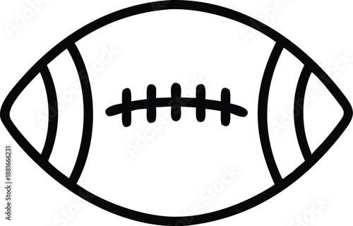 An illustration featuring an American football helmet and ball alongside a soccer ball designed as a black vector icon symbol for a business goal or start button circle.