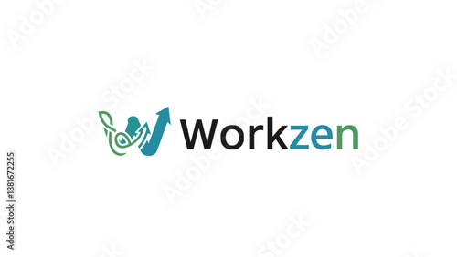 Workzen Logo Design Element Corporate Identity.