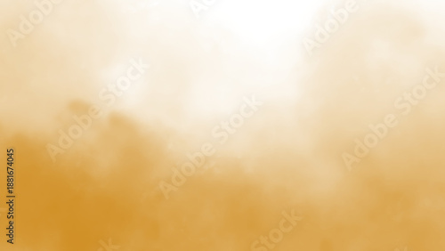 Obraz na plátně Orange Smoke PNG and Steam Vapor Effect PNG on Transparent Background,Orange mis