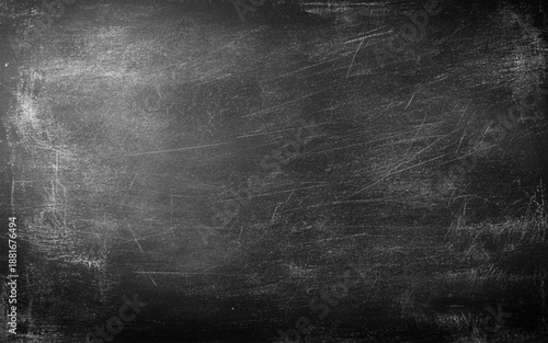 Black Dirty Chalkboard - Back To School Theme