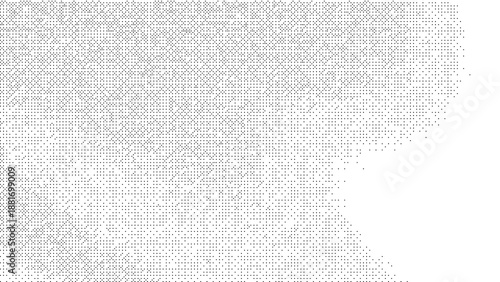 Halftone pattern with gray silhouette
