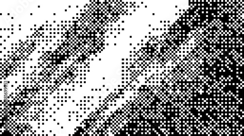 Halftone pattern with diagonal gradient