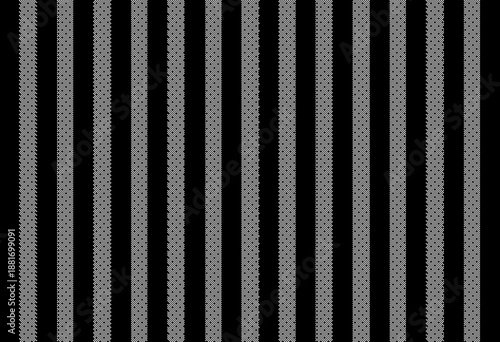 A gray and black striped pattern on a solid background