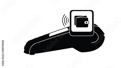 Smart home security camera with motion sensor and wireless connectivity on sleek modern device