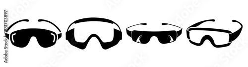 Abstract representation of teeth with creative brush strokes